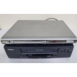 Phillips DVD player and Proline VCR (2)