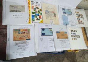 Collection of New Zealand QV used together with various 20thC New Zealand Air Mail and a Stanley