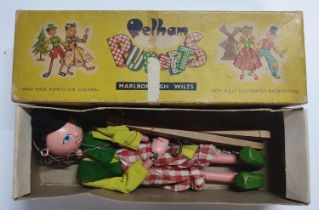 Male Pelham puppet in original box