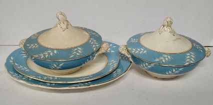 Royal Cauldon, two tureens and two meat plates (4)