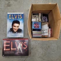 CDs including Elvis exclusive book and DVD