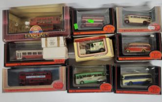 Collection of ten die cast models including one corgi tram example (10)