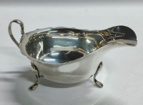 Silver hallmarked sauce boat