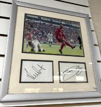 Signed & framed photos of Danny Murphy and Lee Bowyer (2)