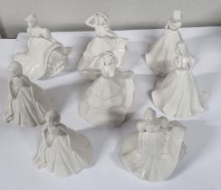 Eight RARE Wade 'My fair lady figurines.