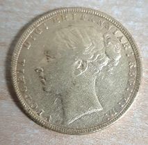 Queen Victoria 1872 young head sovereign, London mint