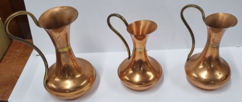 Three Copper Jugs (3)