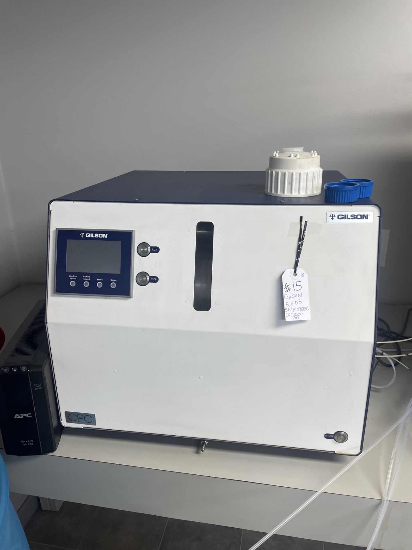 Used Gilson Centrifugal Partition Chromatography (CPC) Model CPC 1000 PRO. Up to 350 mL/min.