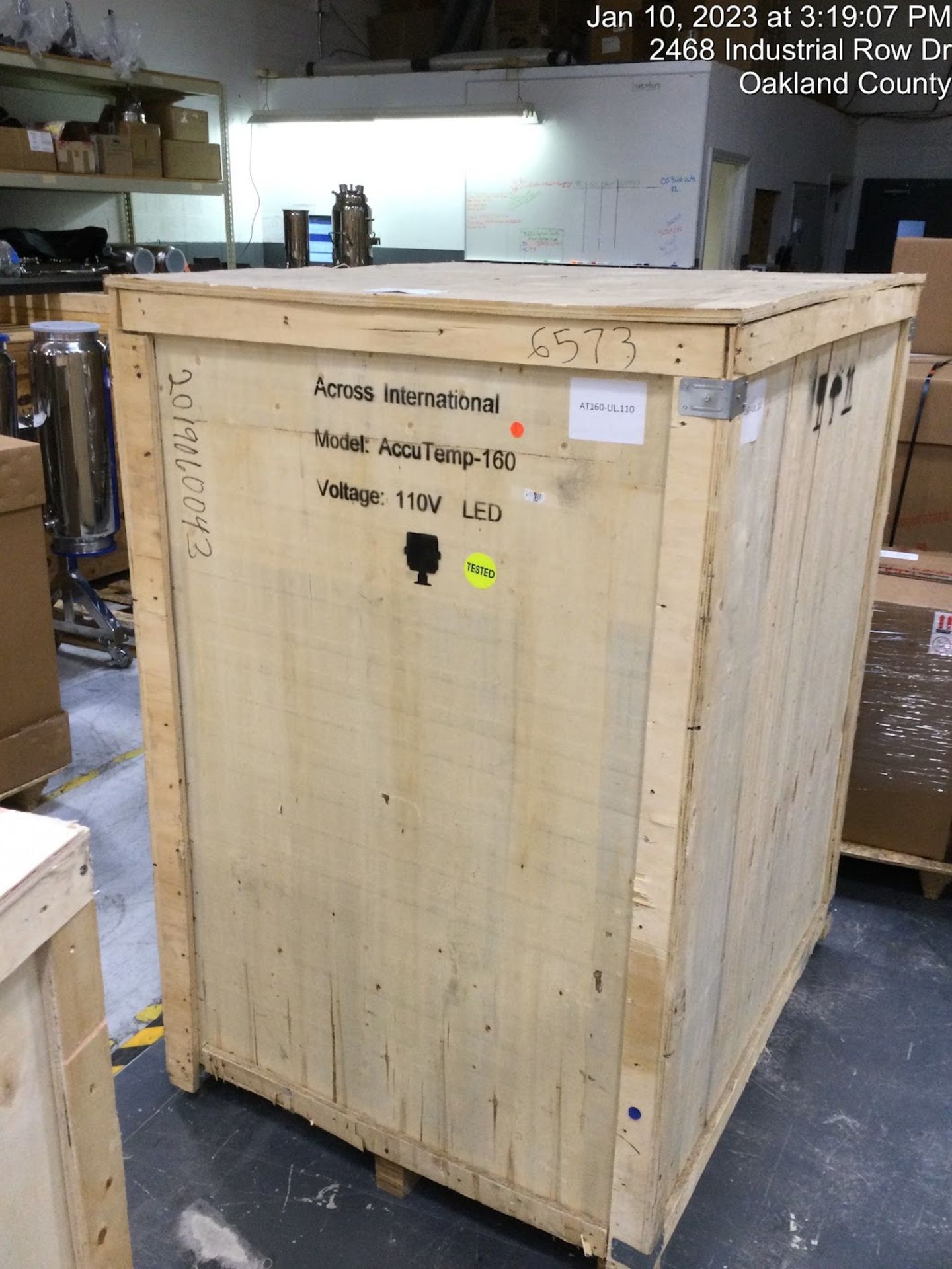 New/Unused Across International 100C UL Certified 16 CF Vacuum Oven w/ 6 Heating Shelves. 110 Volt