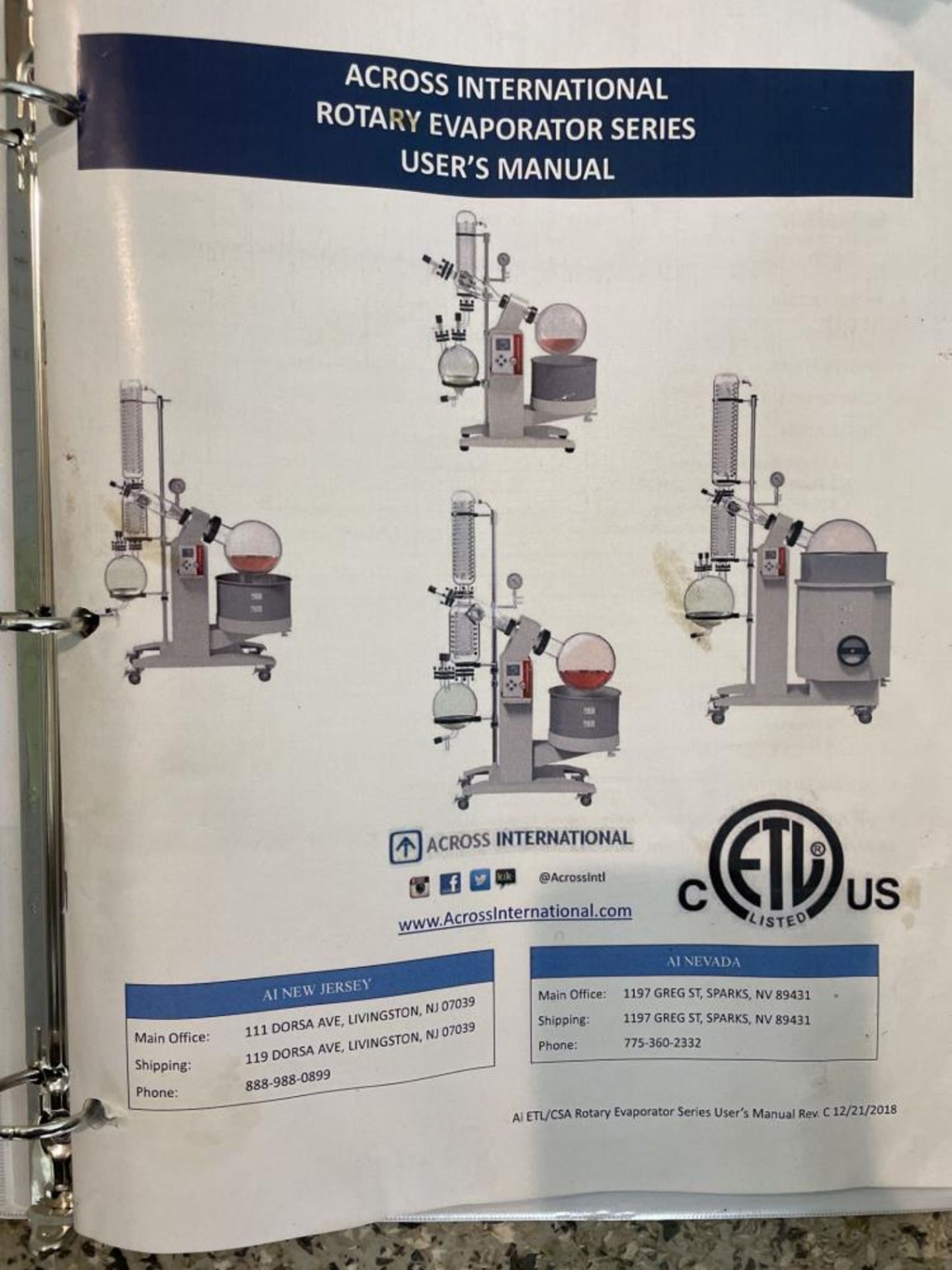 Used Across International Rotary Evaporator Set Up. Model SE-53 - Image 31 of 33