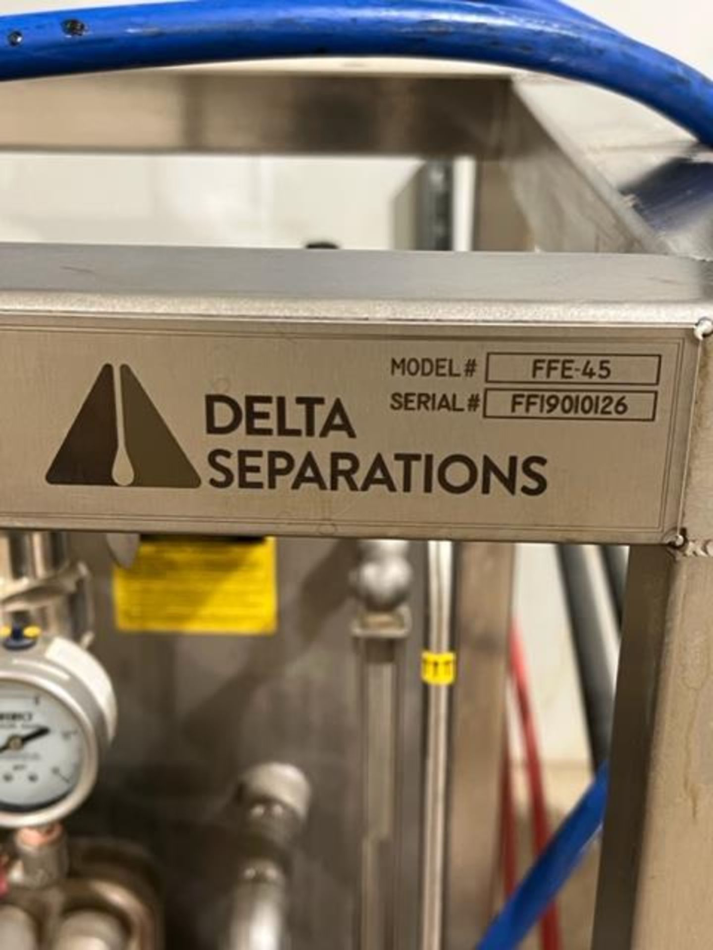 Used- Delta Separations Falling Film Alcohol Evaporation System, Model FFE-45. - Image 2 of 7