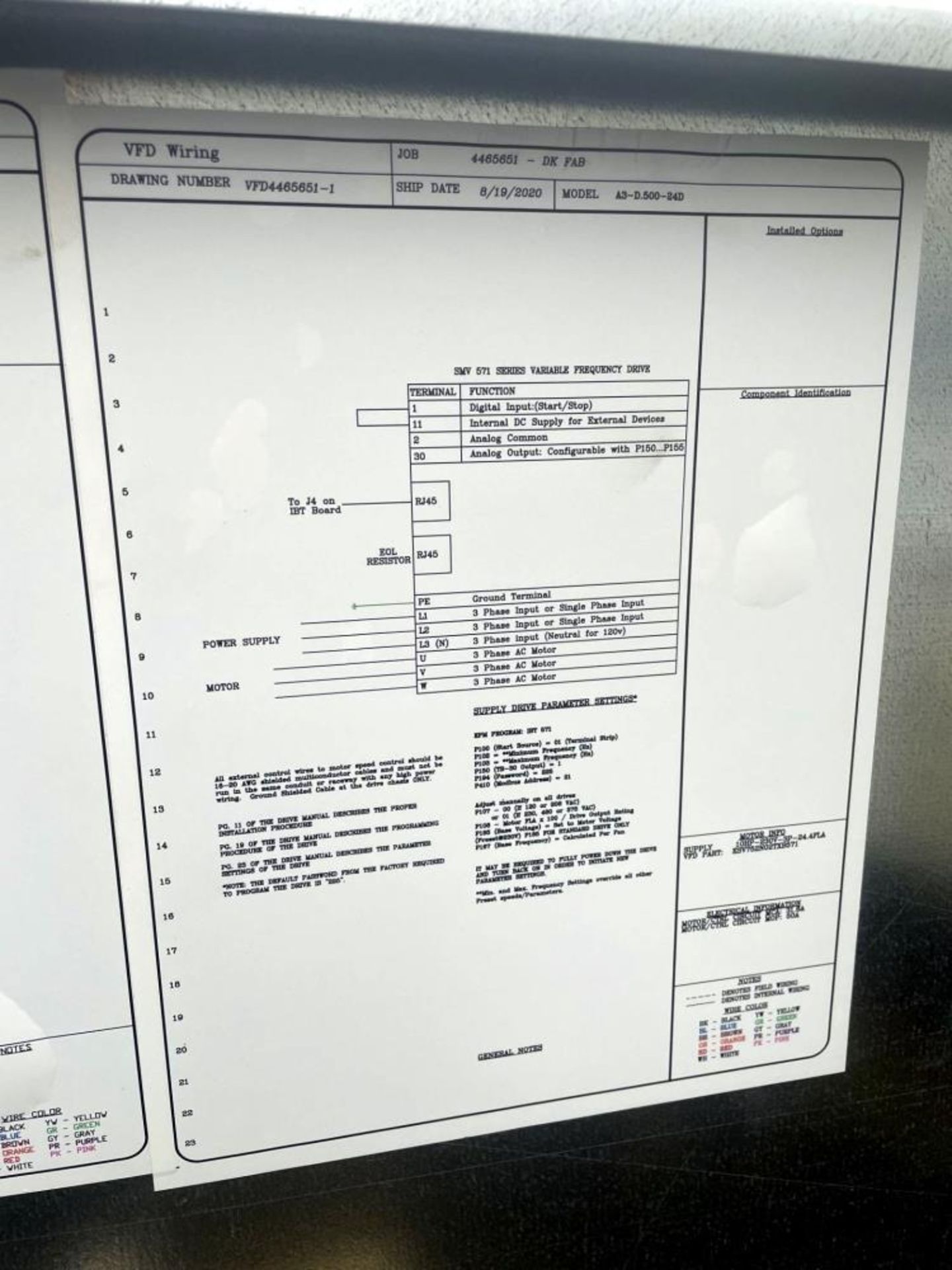 Used CaptiveAire Direct Gas Fired Heated Make Up Air Unit w/24" Fan & 12" Burner. Model A3-D.500-24D - Image 22 of 24