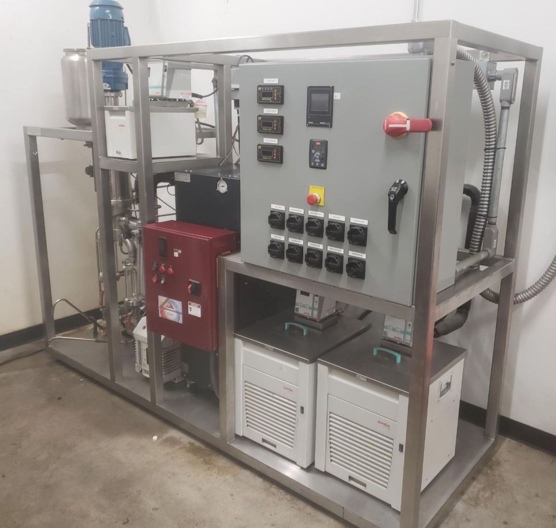Used- Chemtech Wiped Film Distillation Unit, Model KDT-10. Laboratory Short Path Distillation System - Image 4 of 9