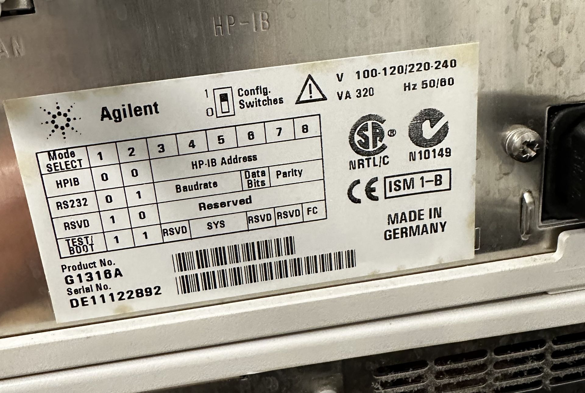 Unused Agilent 1100 Series System. Complete Package. Installed and Tested Only. - Image 9 of 10