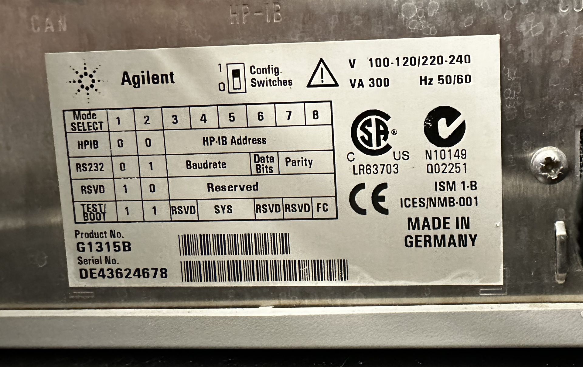 Unused Agilent 1100 Series System. Complete Package. Installed and Tested Only. - Image 10 of 10