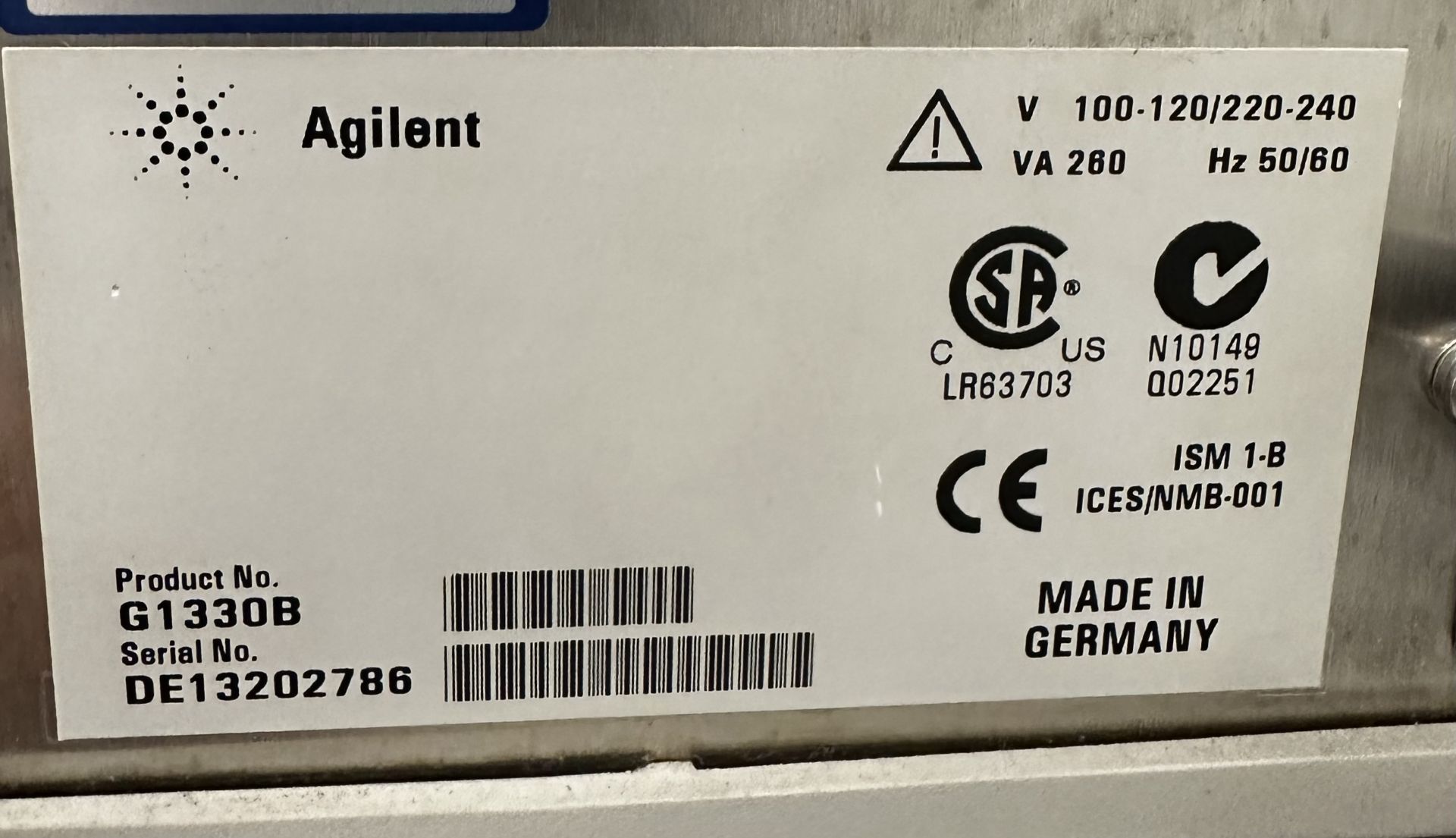 Unused Agilent 1100 Series System. Complete Package. Installed and Tested Only. - Image 8 of 10