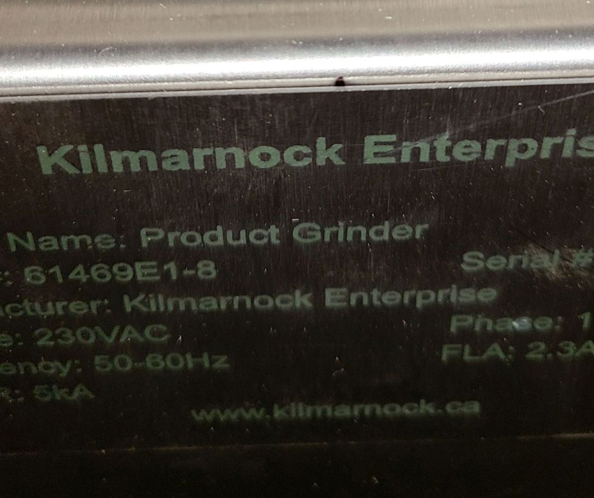 Lot of (3) Used Kilmarnock Tweed Grinder.Model Product Grinder. - Image 6 of 7