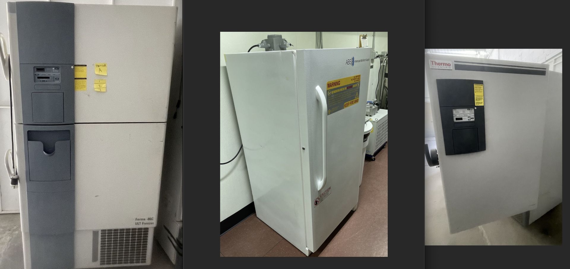 Lot of (3) Freezers. (1) Thermo Scientific Forma 8695 & Revco™ EXF40086D, (1) ABS 30 CuFt Freezer - Image 2 of 3