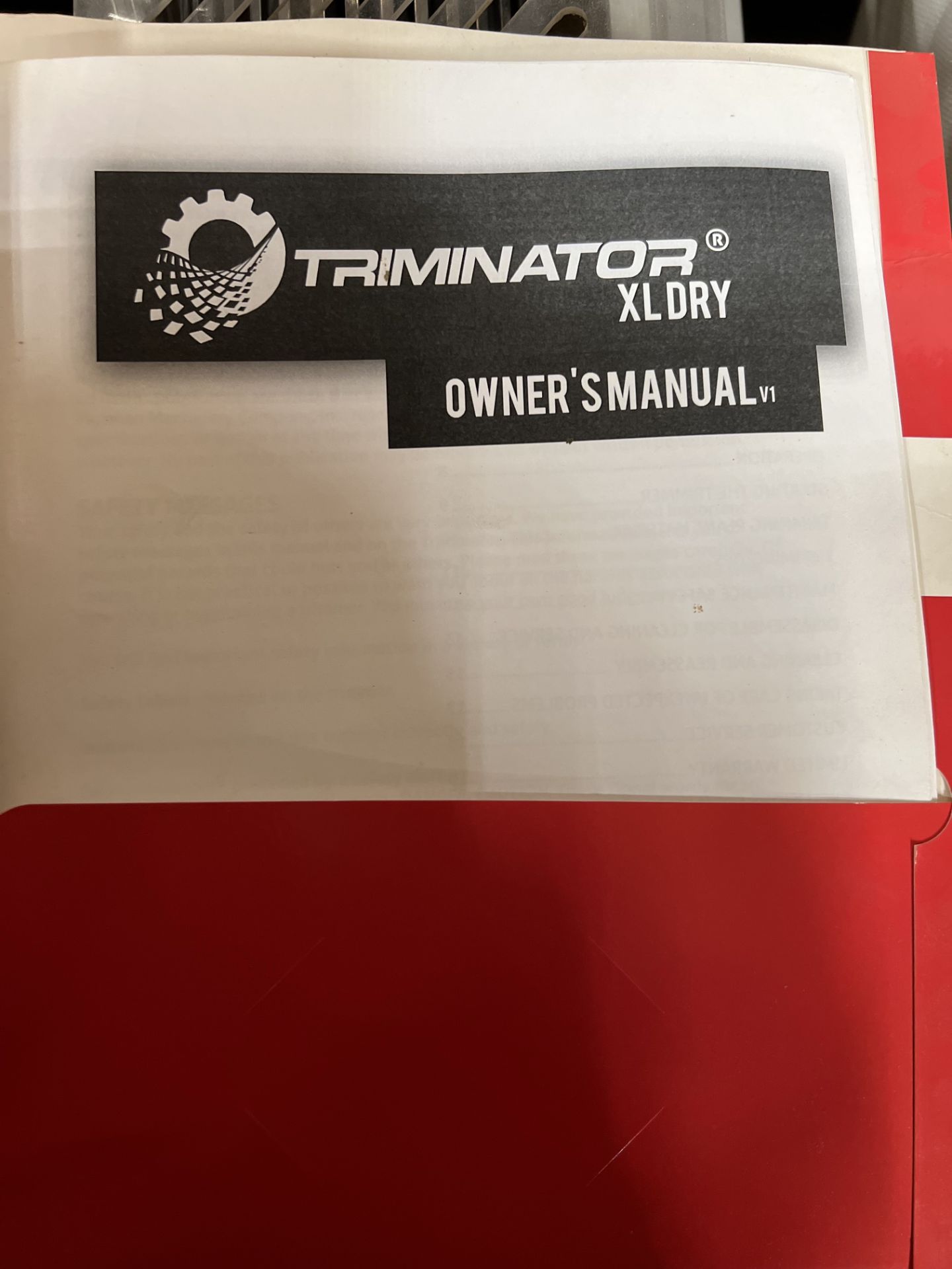 Used Triminator Dry XL Bud Trimmer. Model Dry XL - Image 4 of 4