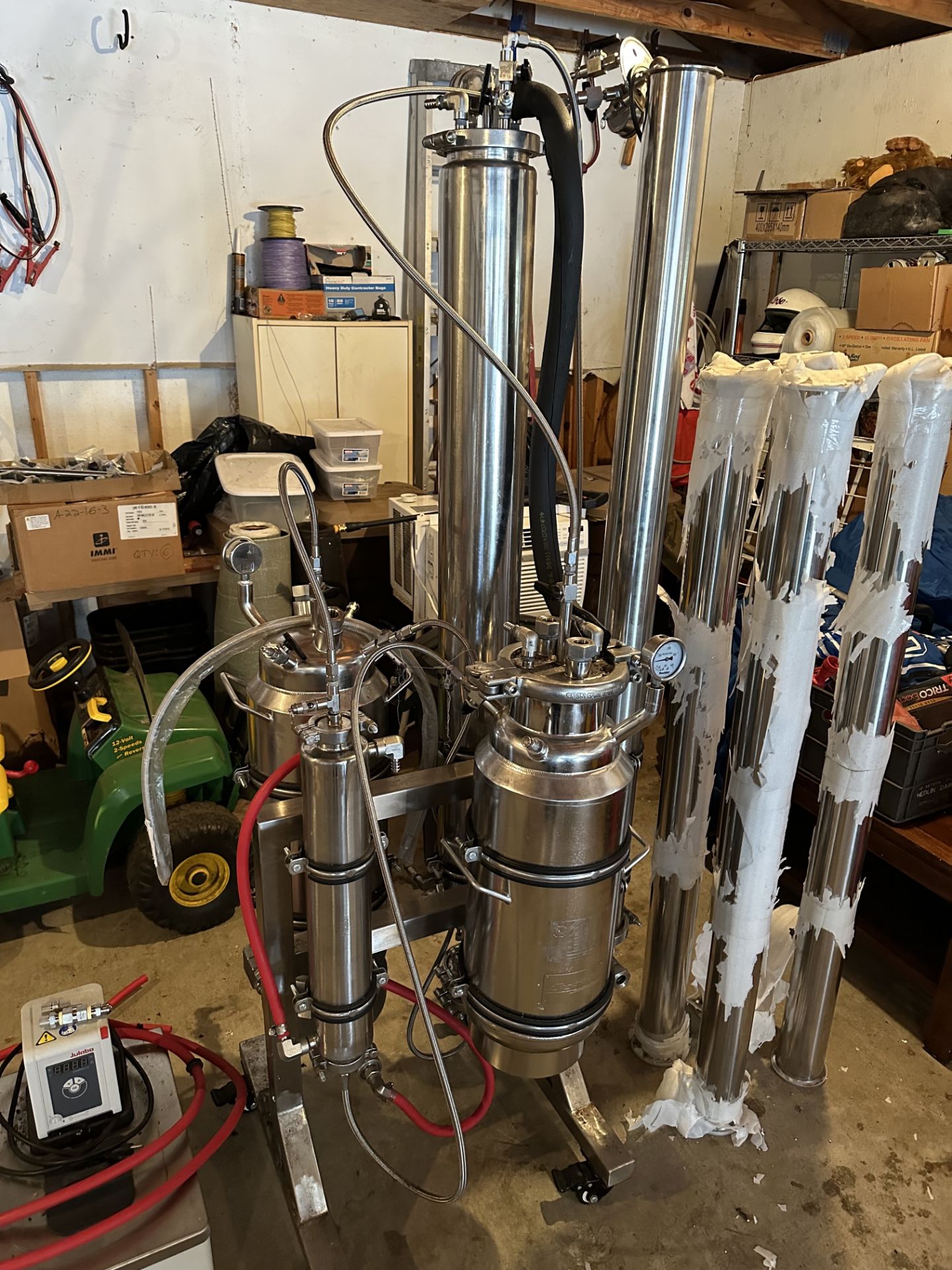 Used Precision Stainless PX1 System w/ Julabo Heater/Chiller, Recirculator, & Solvent Recovery Pump - Image 3 of 35