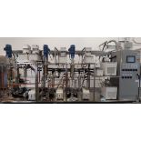Used ChemTech Triple Stage KD 10 Stage Cannabis Oil Short Path Distiller. Model KD-10. 6 L/Hr