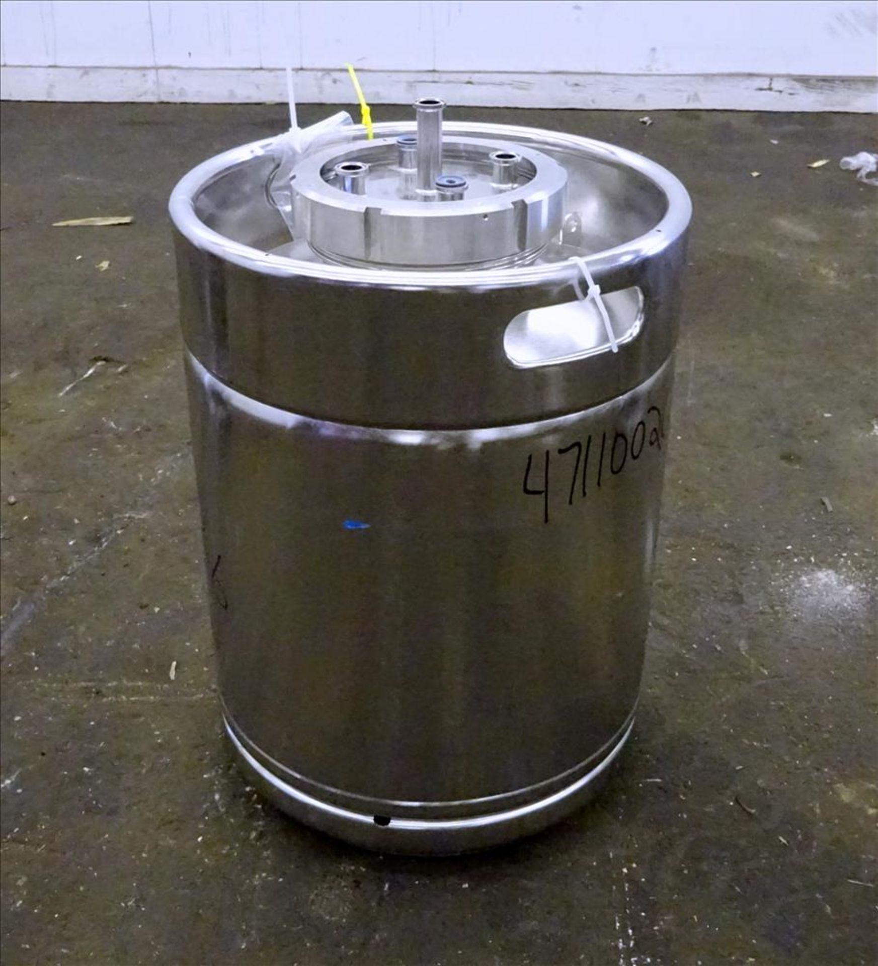 Lot of (5) Used- Bolz Rutten Sterile Storage Systems 13.2 Gallon Pressure Tank. 316L SS, Vertical - Image 5 of 13