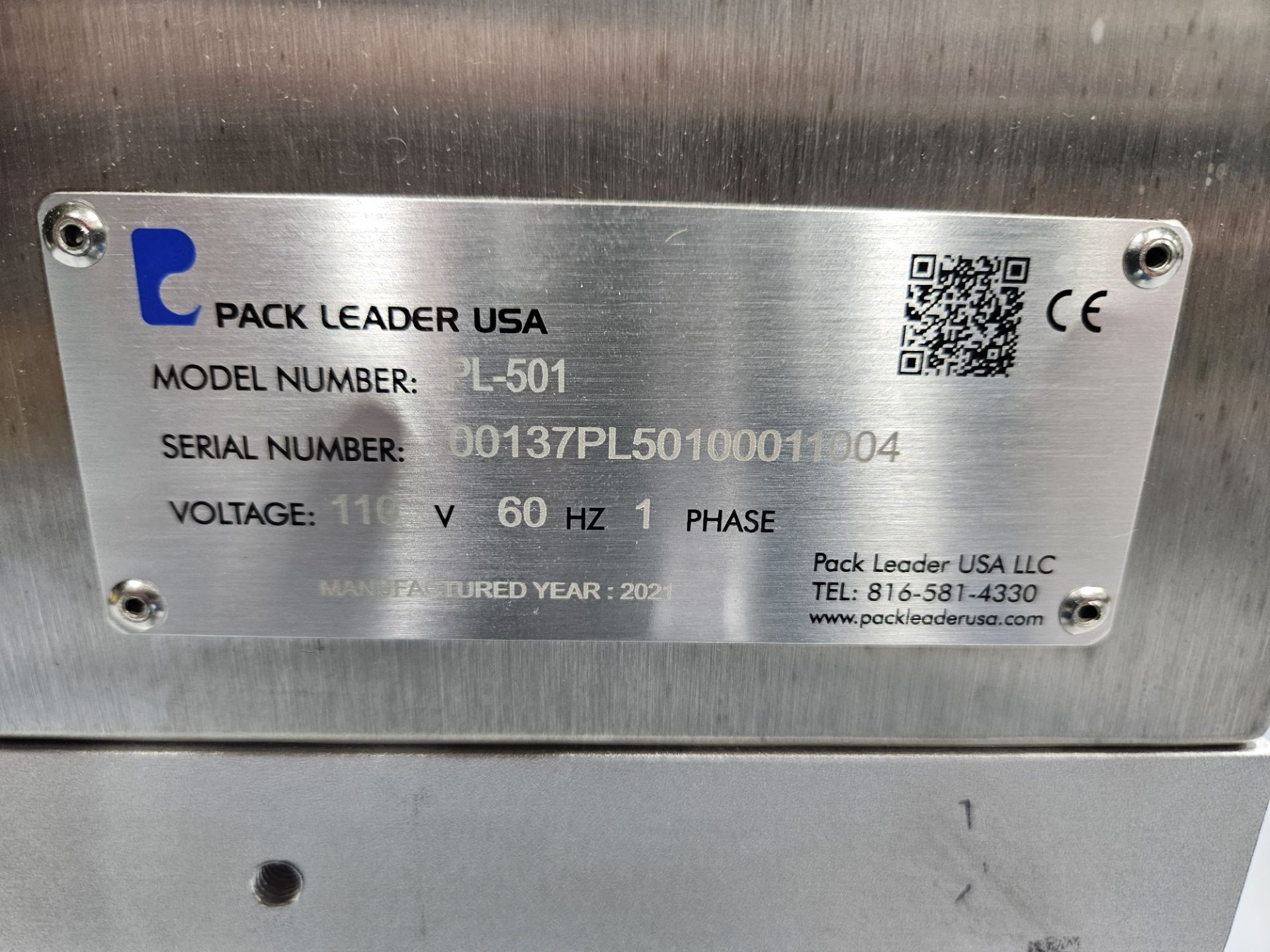 Used Pack Leader Wrap Around Labeling System. Model PL-501 - Image 4 of 4