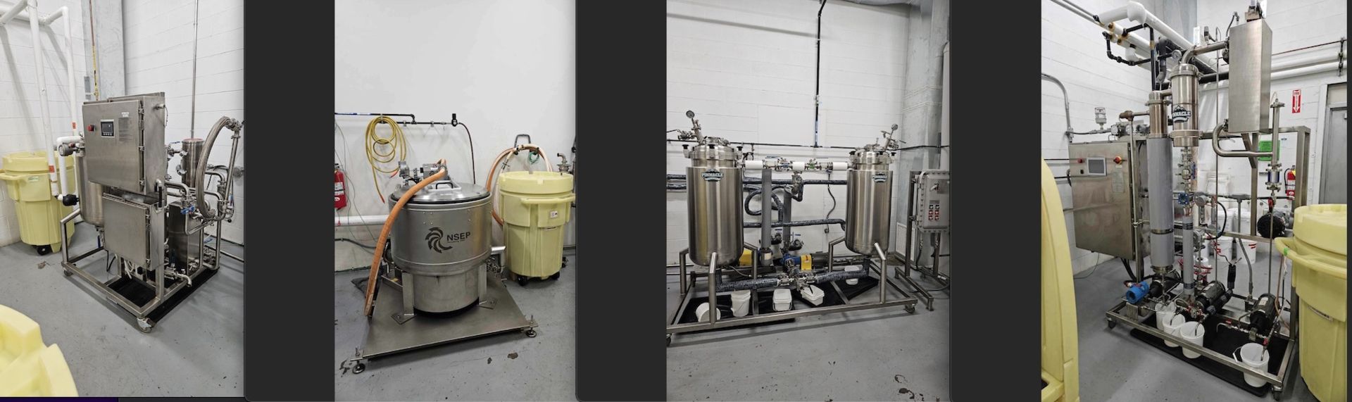 Used-Pinnacle Stainless Full Extraction Set Up Including AES, SRS, HFS, Centrifuge and more
