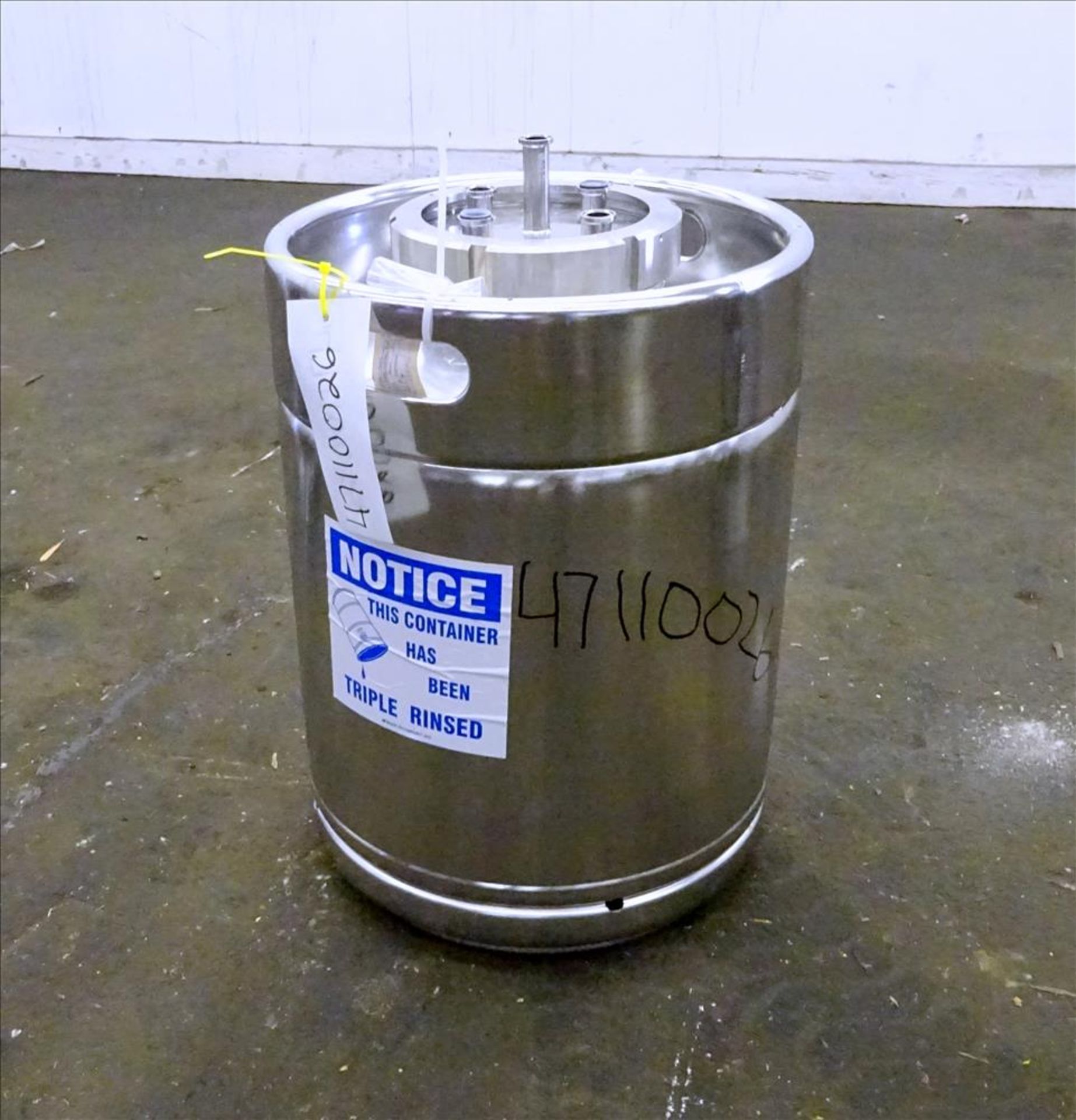 Lot of (5) Used- Bolz Rutten Sterile Storage Systems 13.2 Gallon Pressure Tank. 316L SS, Vertical - Image 2 of 13