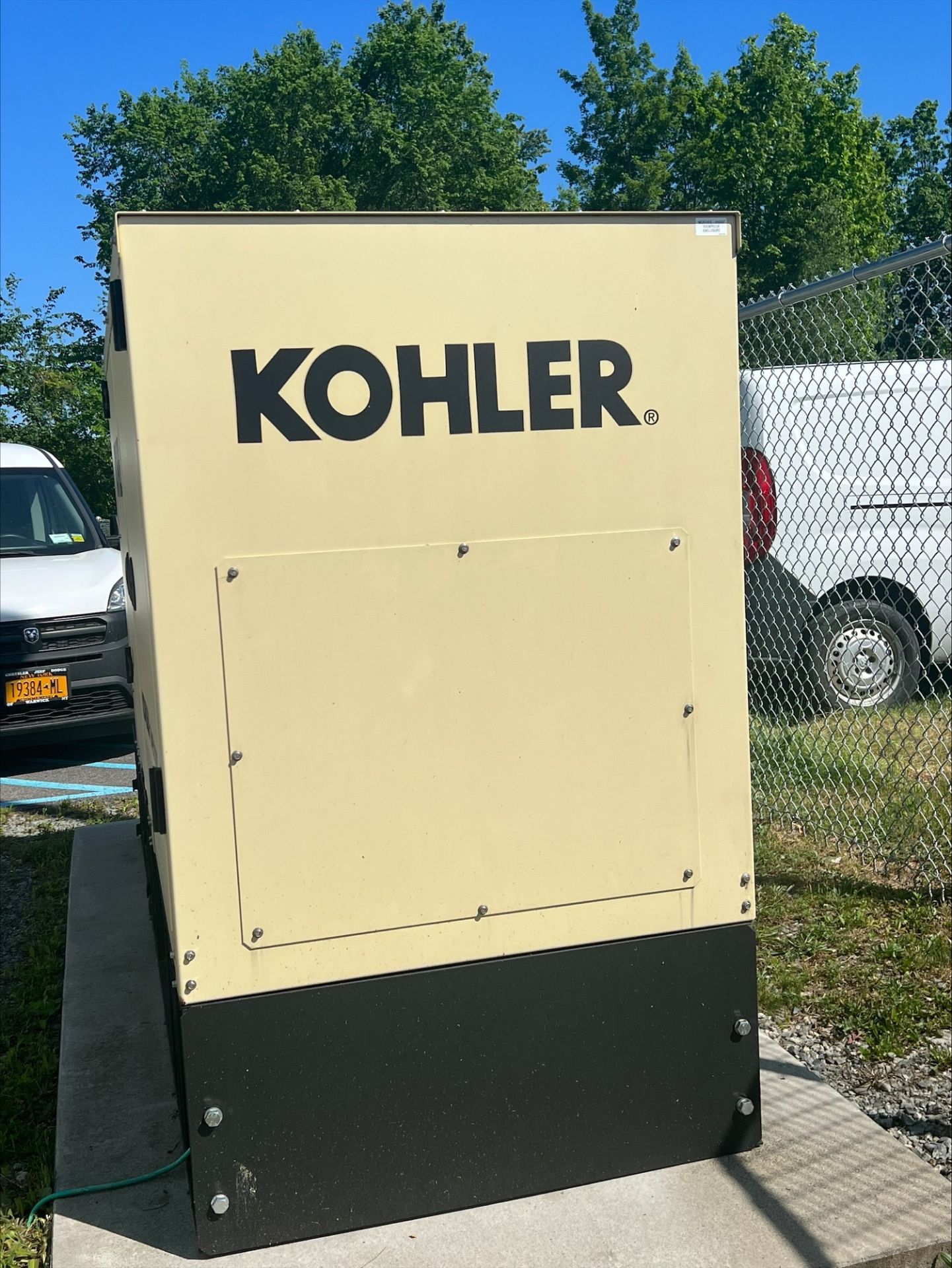 Used Kohler Industrial Diesel Generator w/ Transfer Switch. Model 50REOZK. - Image 9 of 9