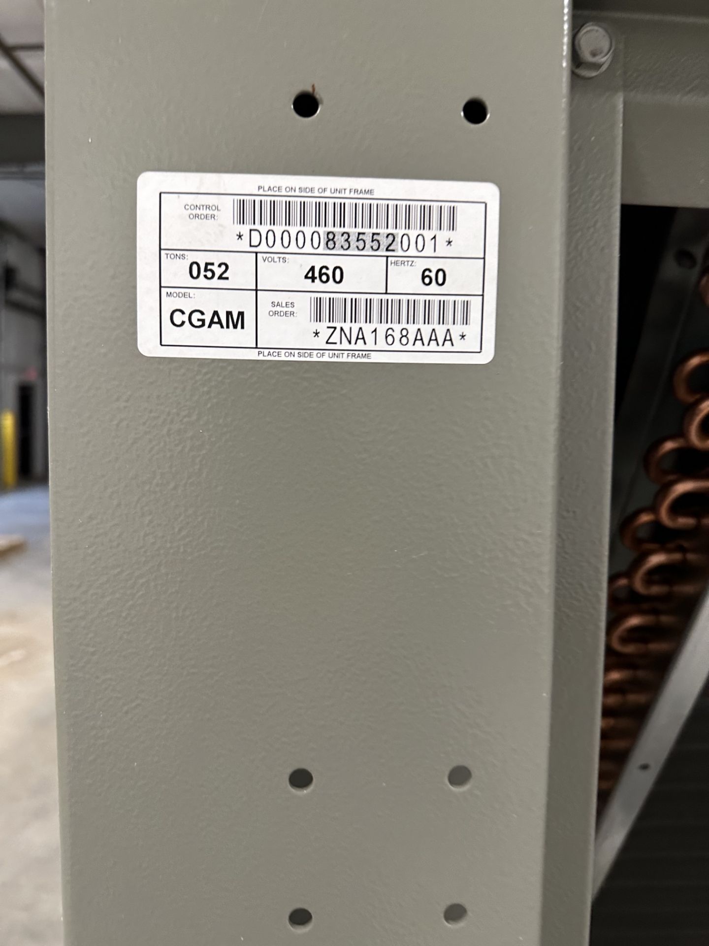 Used Trane Air-Cooled Scroll Chillers. Model CGAM “V”Configuration. - Image 11 of 24