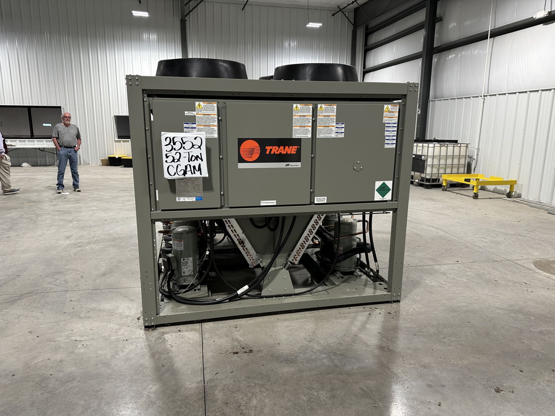 Used Trane Air-Cooled Scroll Chillers. Model CGAM “V”Configuration. - Image 4 of 24