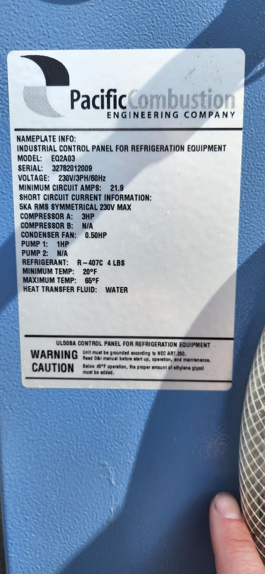 Lot of (5) Used Chillers: (2) PolyScience, (2) Across International (1) Pacific Combustion - Image 31 of 32