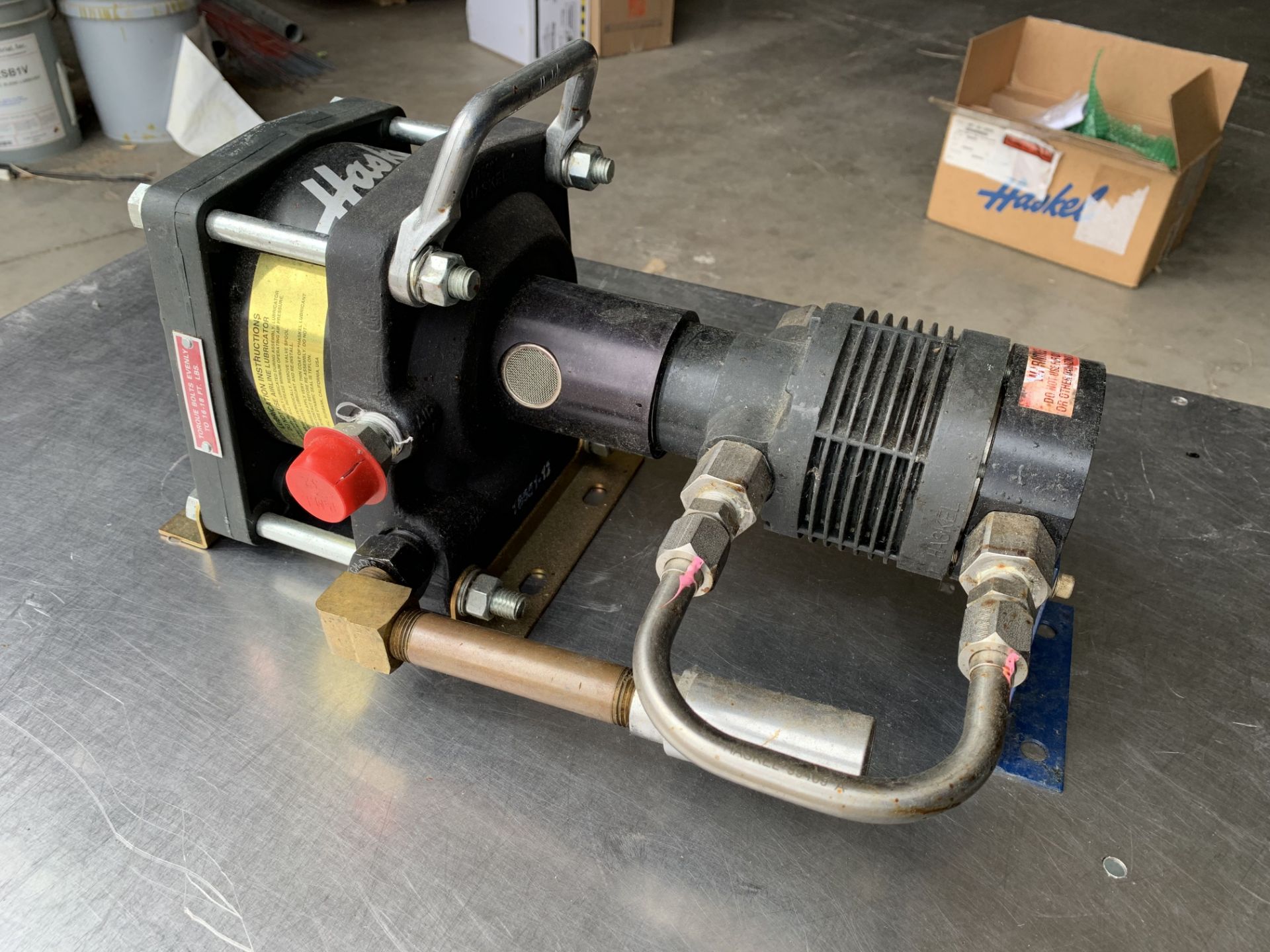 Lot of (3) Used Haskel Pumps. (1) 59025-2 Refrigerant Recovery Pump & (2) Liquid Pumps. Model ASF-25 - Image 12 of 28