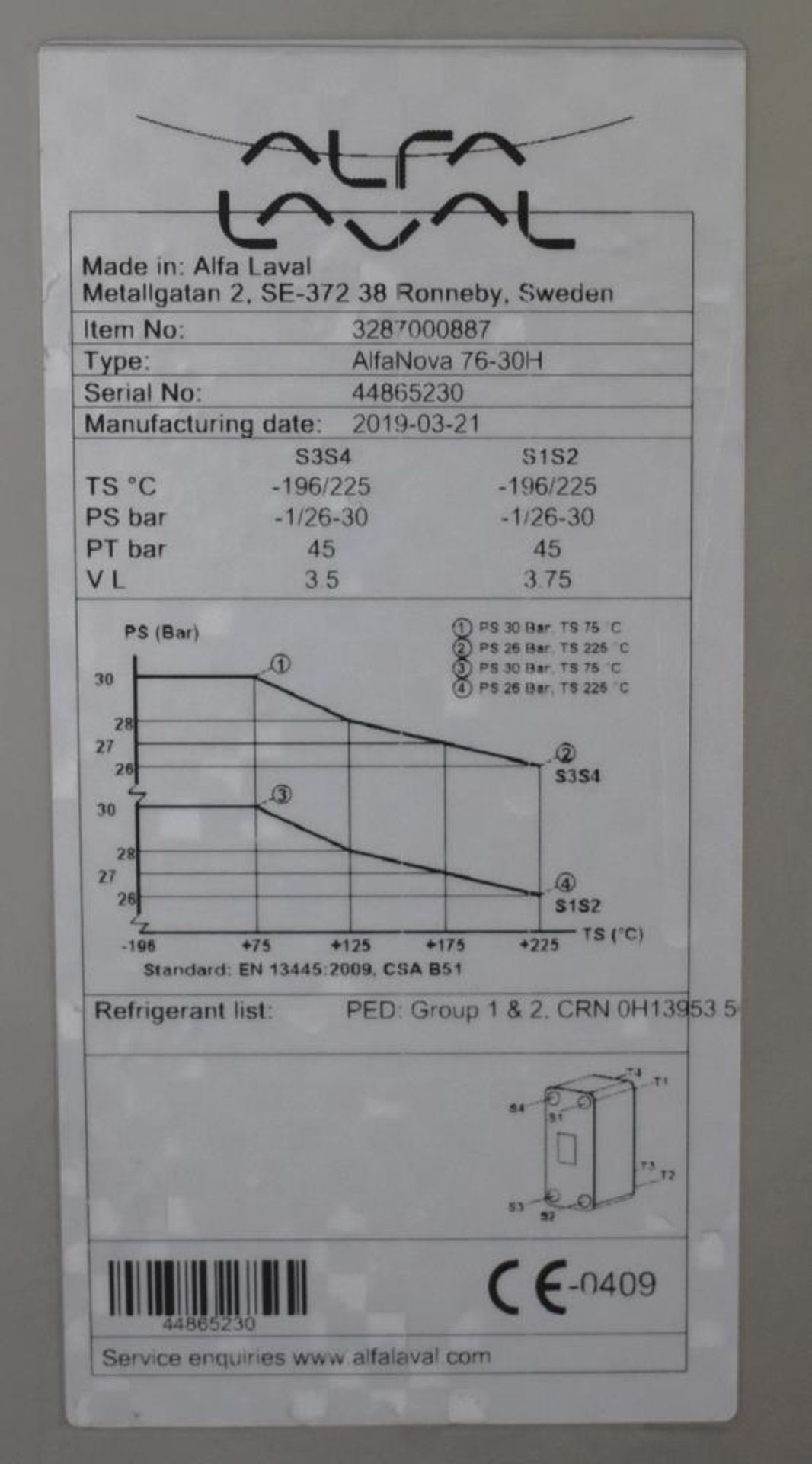 Used- Delta Separations Ethanol Falling Film Evaporator Complete System. Model FFE 60. - Image 33 of 56