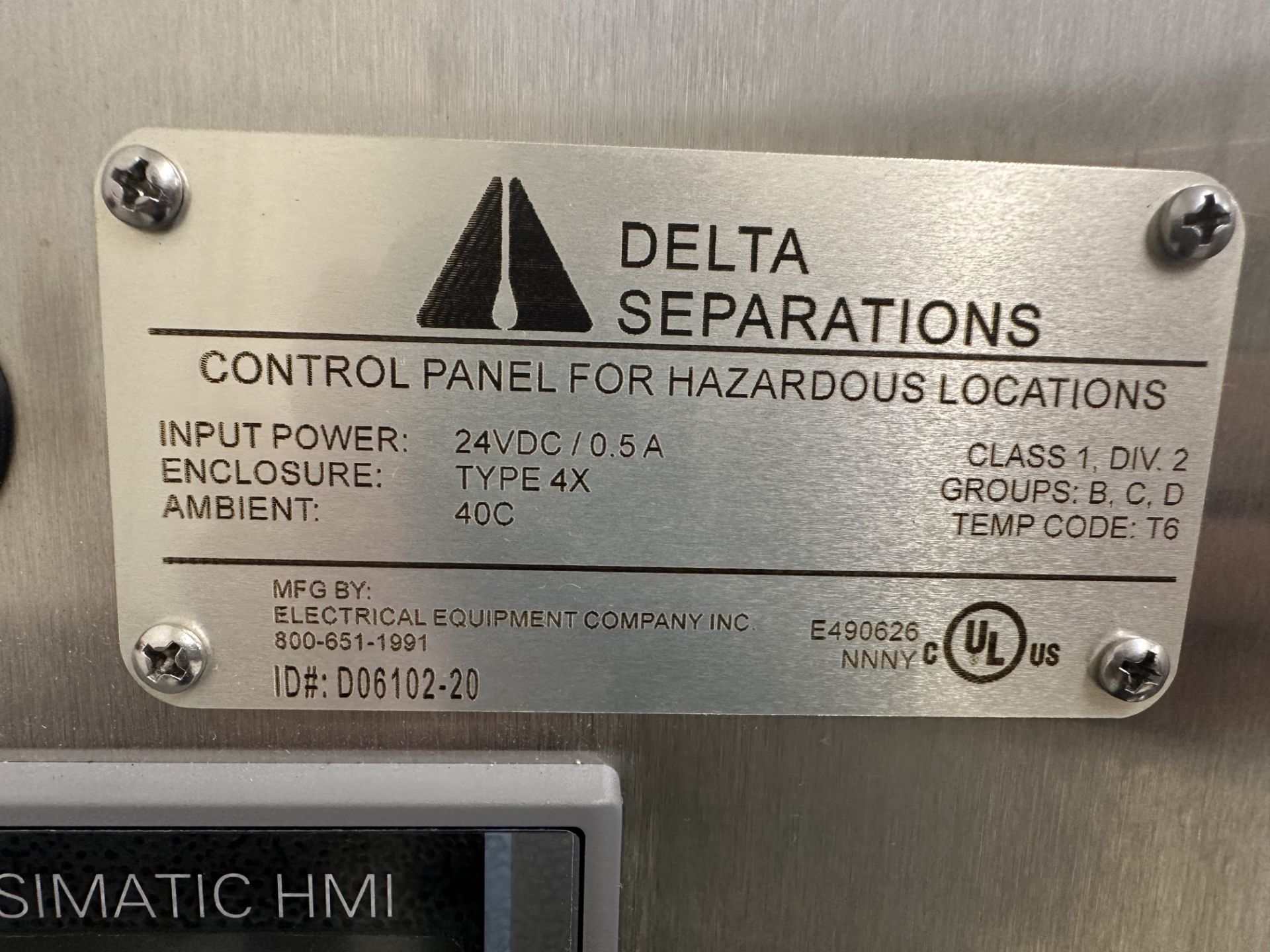 Used- Delta Separations CUP 30 Extraction System. Model CUP 30. - Image 15 of 22