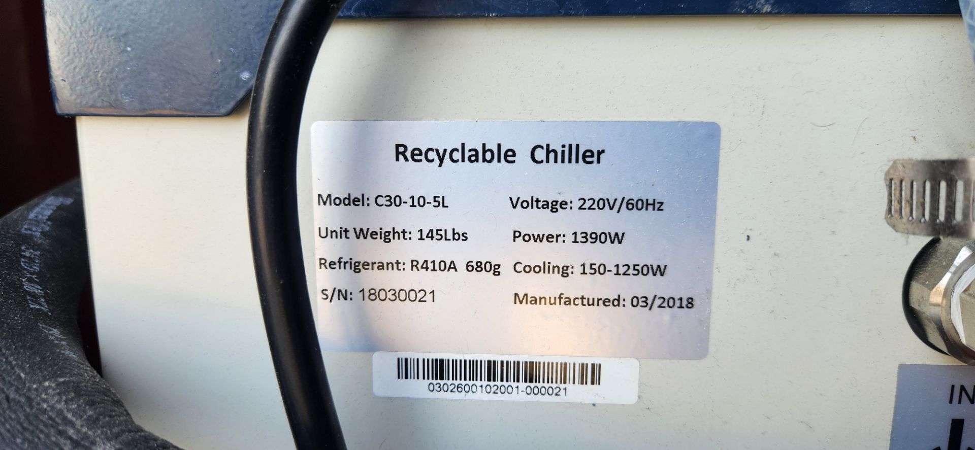 Lot of (5) Used Chillers: (2) PolyScience, (2) Across International (1) Pacific Combustion - Image 18 of 32