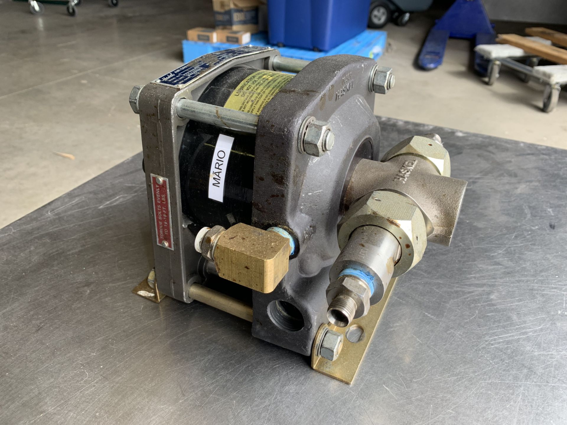 Lot of (3) Used Haskel Pumps. (1) 59025-2 Refrigerant Recovery Pump & (2) Liquid Pumps. Model ASF-25 - Image 5 of 28