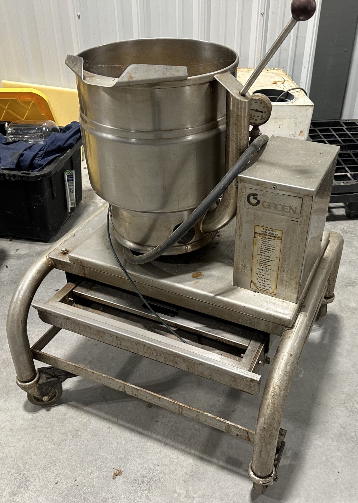 Used Groen Manual Tilt Kettle. Model TDB/7-20. - Image 3 of 6