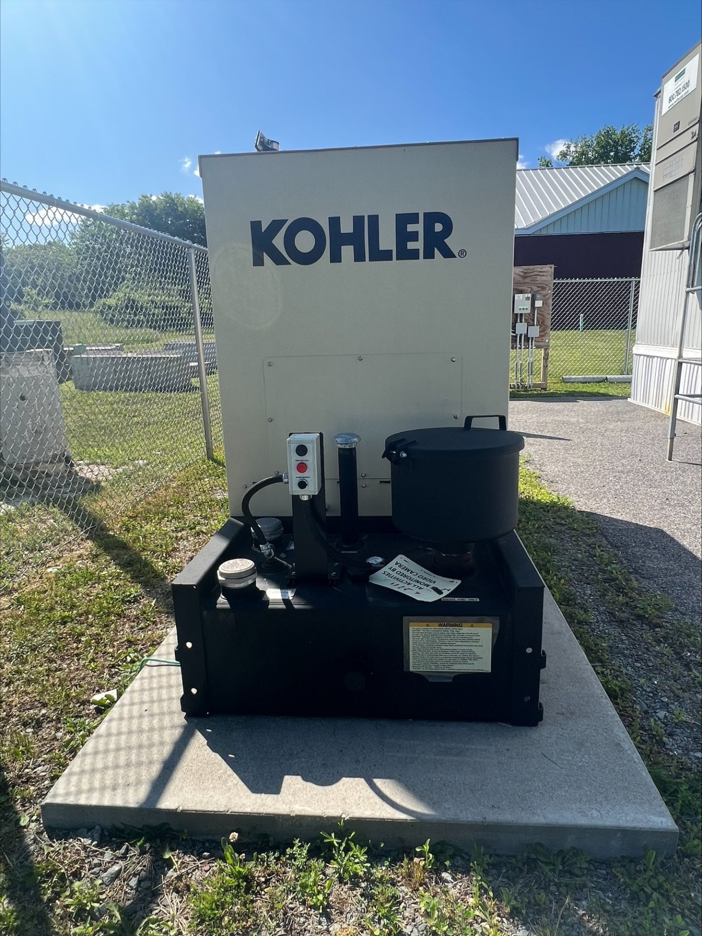 Used Kohler Industrial Diesel Generator w/ Transfer Switch. Model 50REOZK. - Image 2 of 9