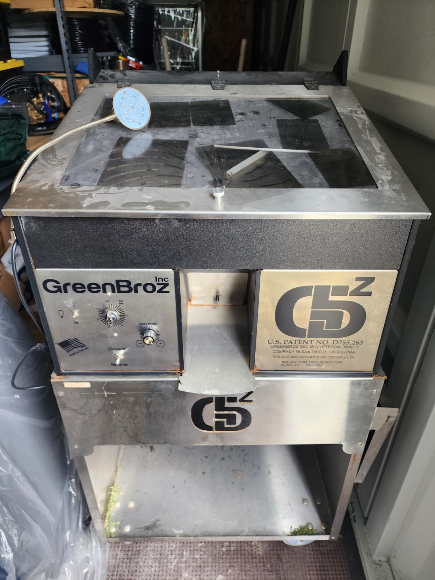 Used Green Broz Trimmer Model Dry Trim