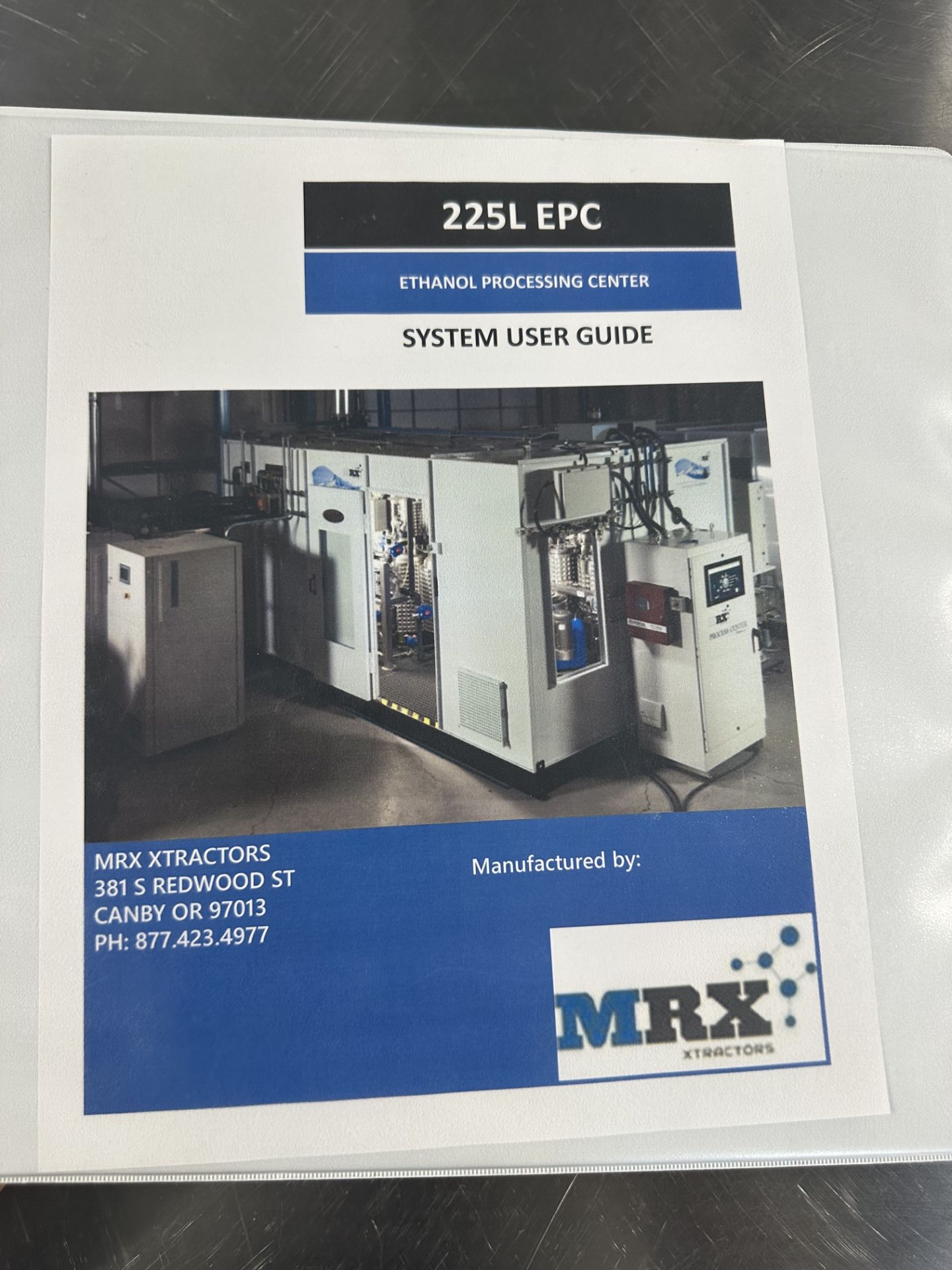 Used MRX 225L EPC Cold Ethanol Processing Center/. Model 225L EPC - Image 86 of 94