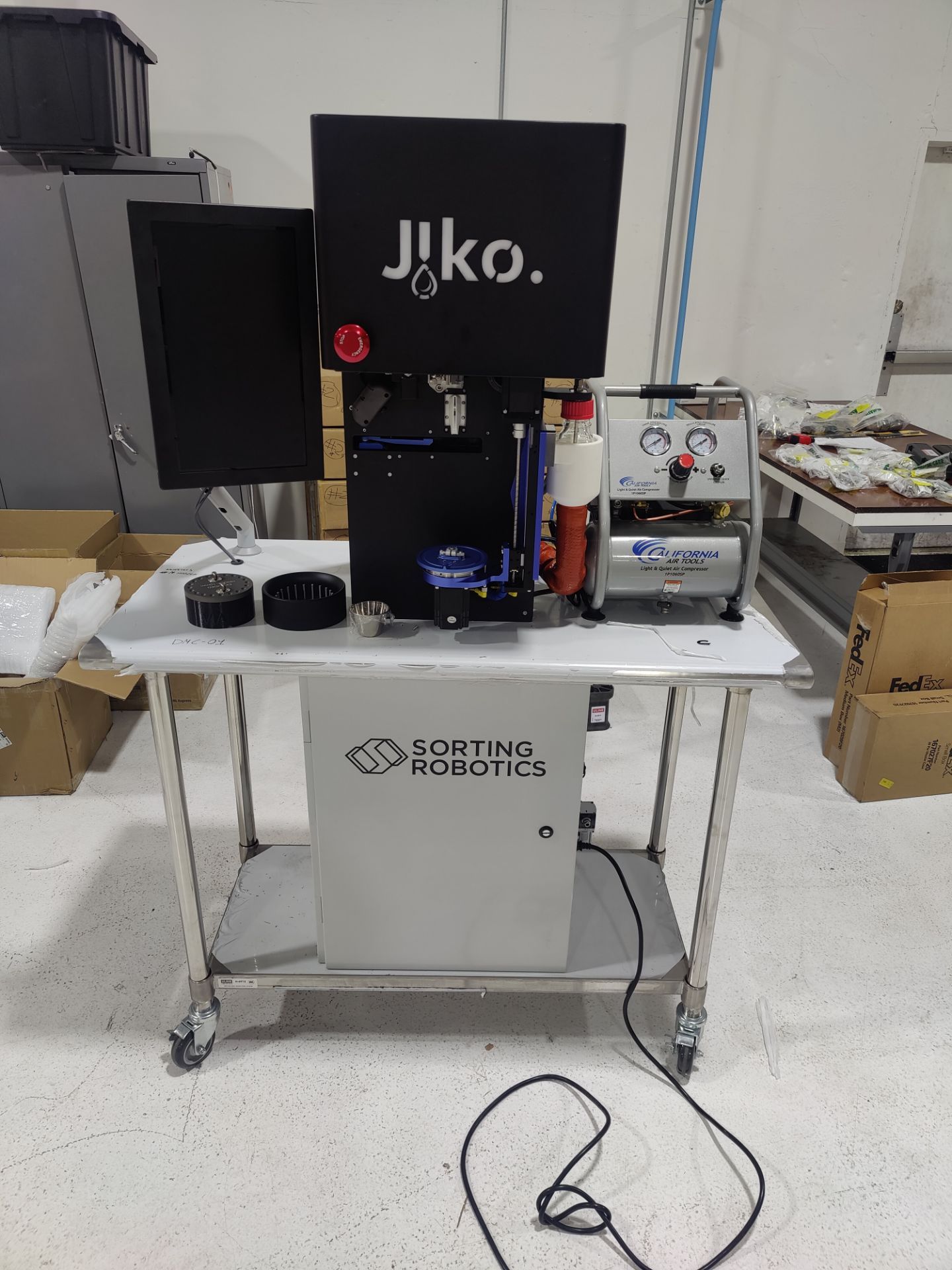 Unused Sorting Robotics Jiko Automated Pre-Roll Infusion Robot. Model Jiko. Infuses Pre-Rolls.