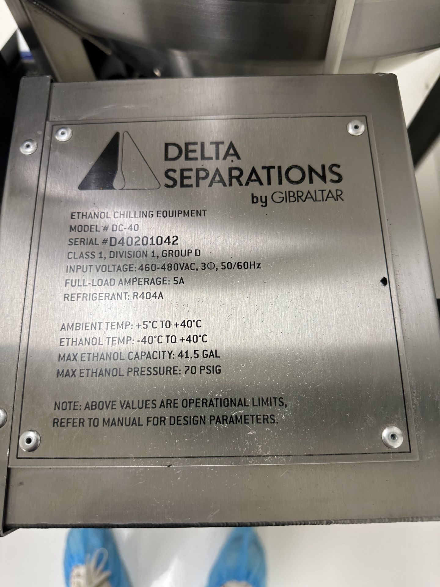 Used- Delta Separations CUP 30 Extraction System. Model CUP 30 V2.0 w/ DC-40 Inline Ethanol Chiller - Image 20 of 21