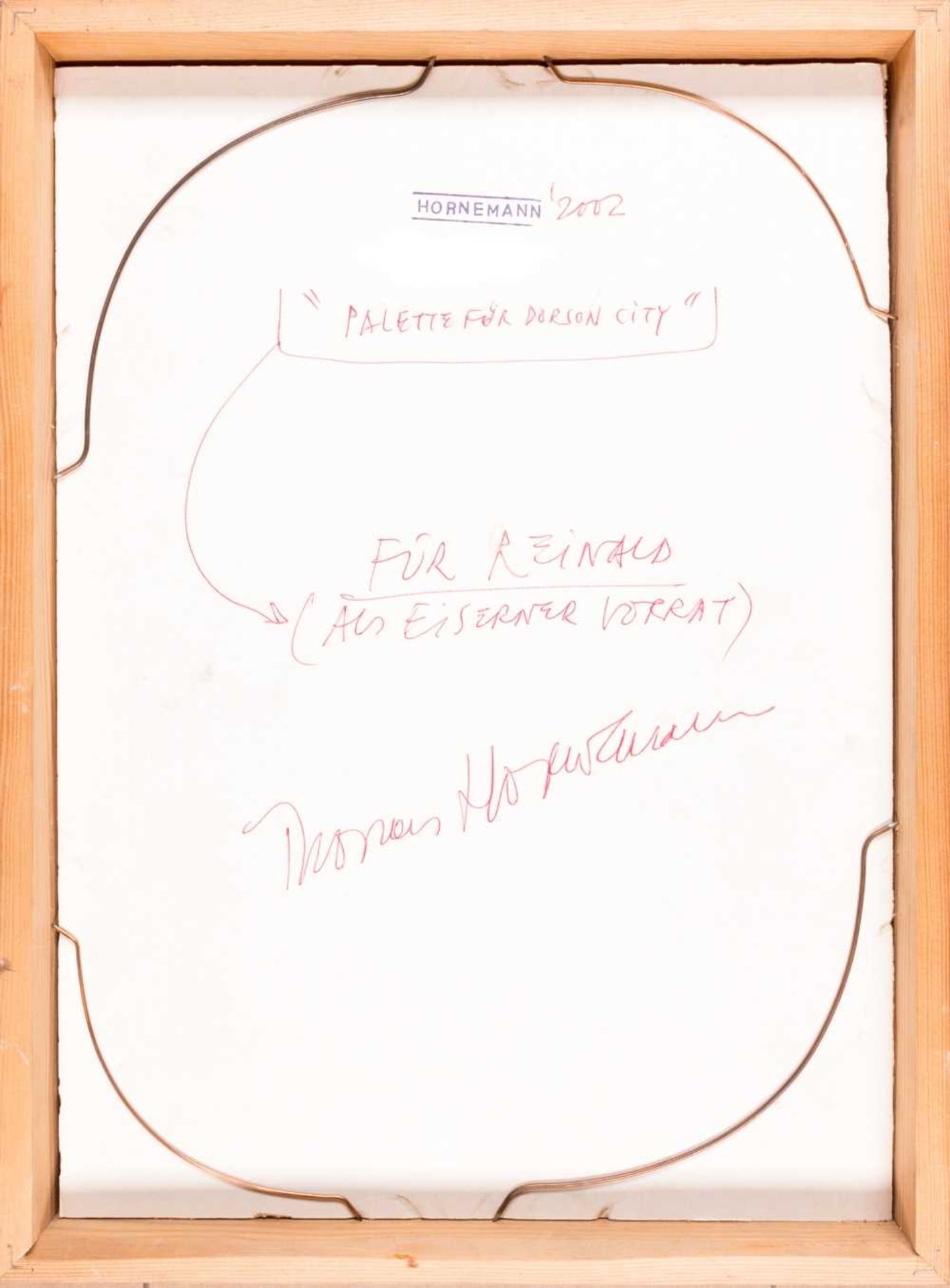 Thomas Hornemann (1943 Hamburg - lebt in Berlin) - Bild 3 aus 3