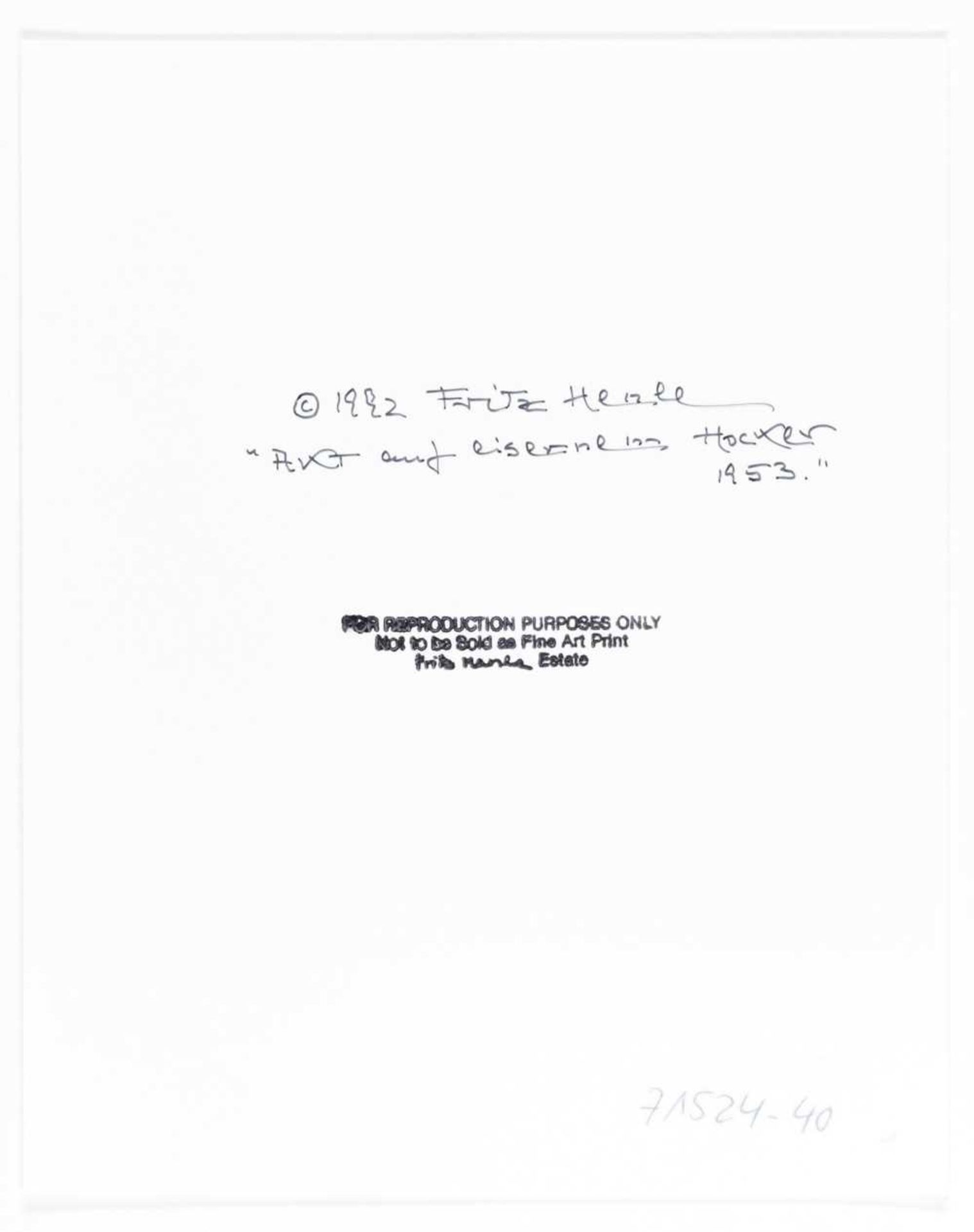 Fritz Henle (1909 Dortmund – San Juan 1993) - Bild 3 aus 3