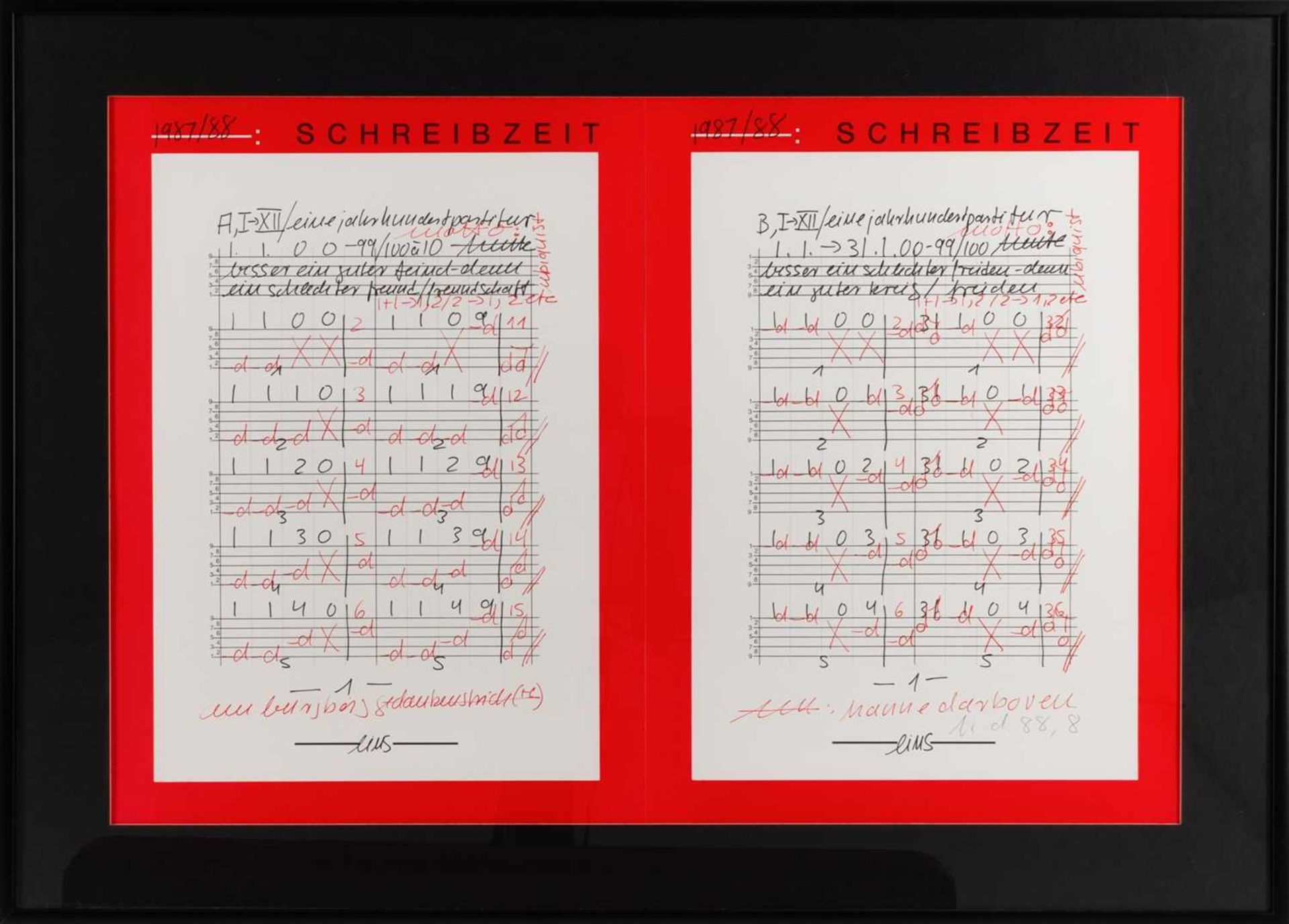 Hanne Darboven (1941 München - Hamburg 2009) - Bild 2 aus 2