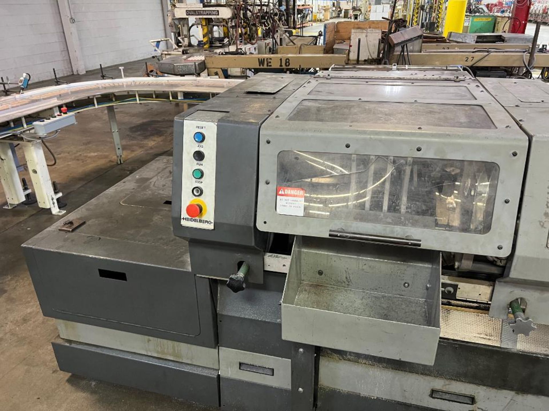 LOT: WE-6 Goss 25-Pocket Saddle Stitcher (1998), (12) Stream Feeders with Extension Conveyor, (4) Co - Image 20 of 53