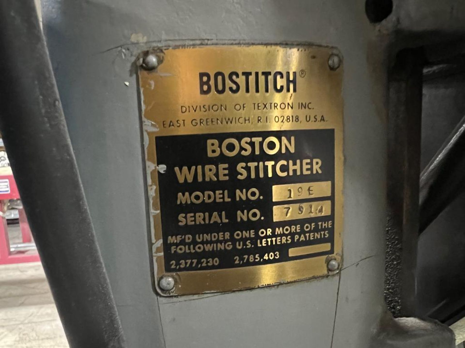 Bostitch Single-Head Stitcher Model 19E - Image 4 of 4