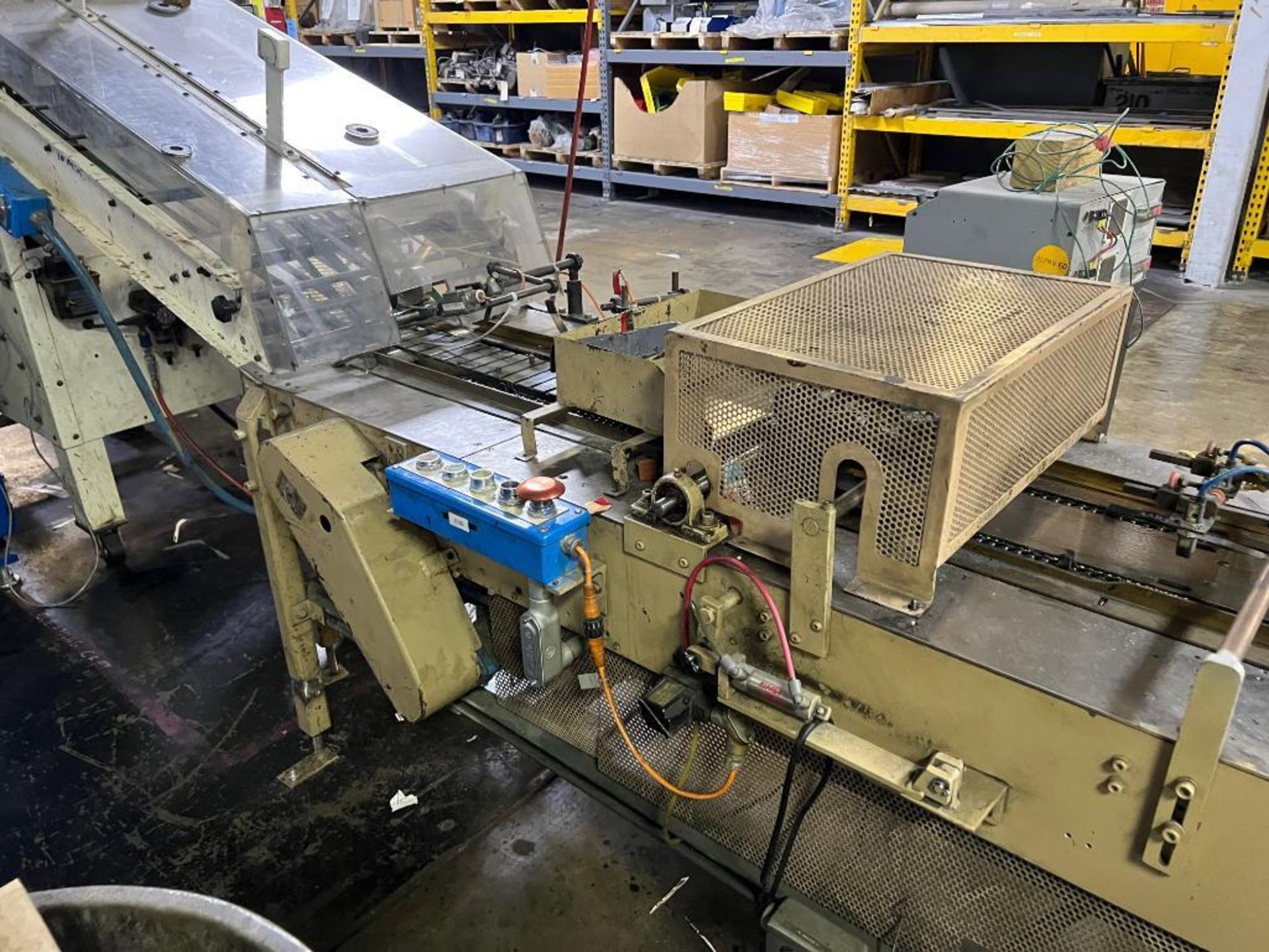LOT: WE-6 Goss 25-Pocket Saddle Stitcher (1998), (12) Stream Feeders with Extension Conveyor, (4) Co - Image 41 of 53